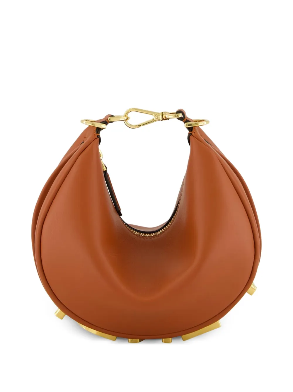 FENDI フェンディグラフ ショルダーバッグ ミニ - ブラウン FENDI フェンディグラフ ショルダーバッグ ミニ - ブラウン