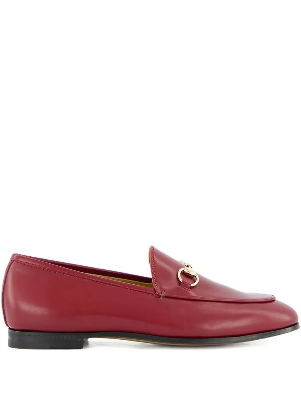 Gucci Horsebit leren loafers Rood