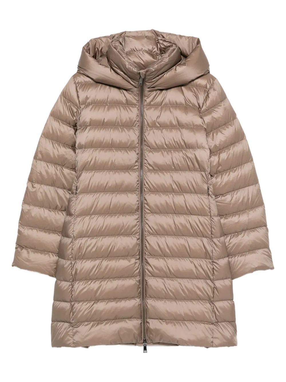 Seventy hooded puffer jacket | Brown | Image 1
