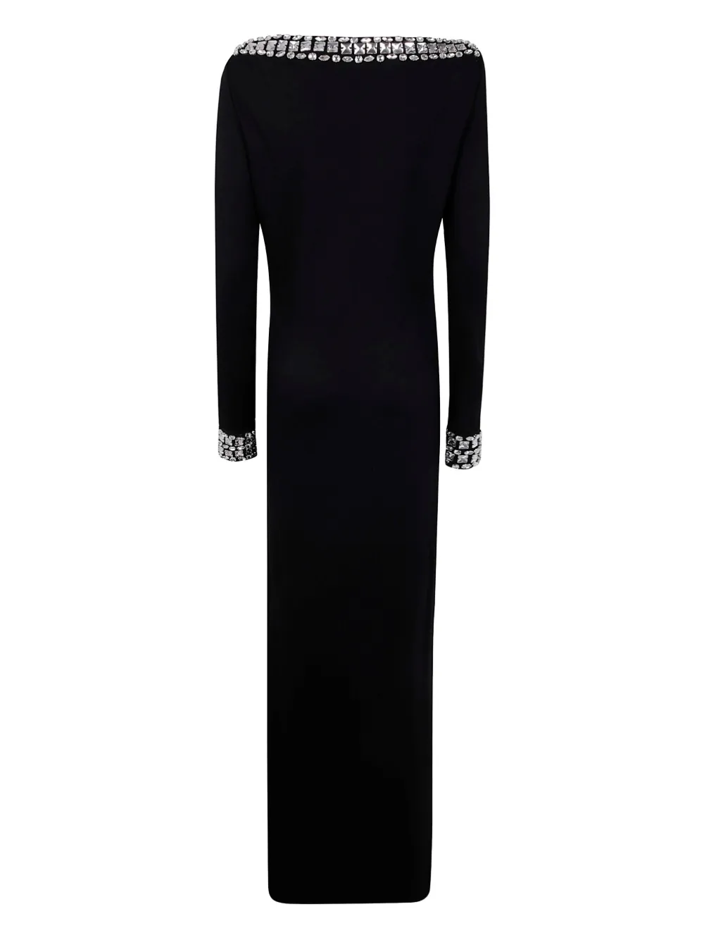 Blugirl crystal-embellished long dress - Zwart