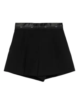 Alexander Wang ロゴ ショートパンツ | ブラック | FARFETCH JP