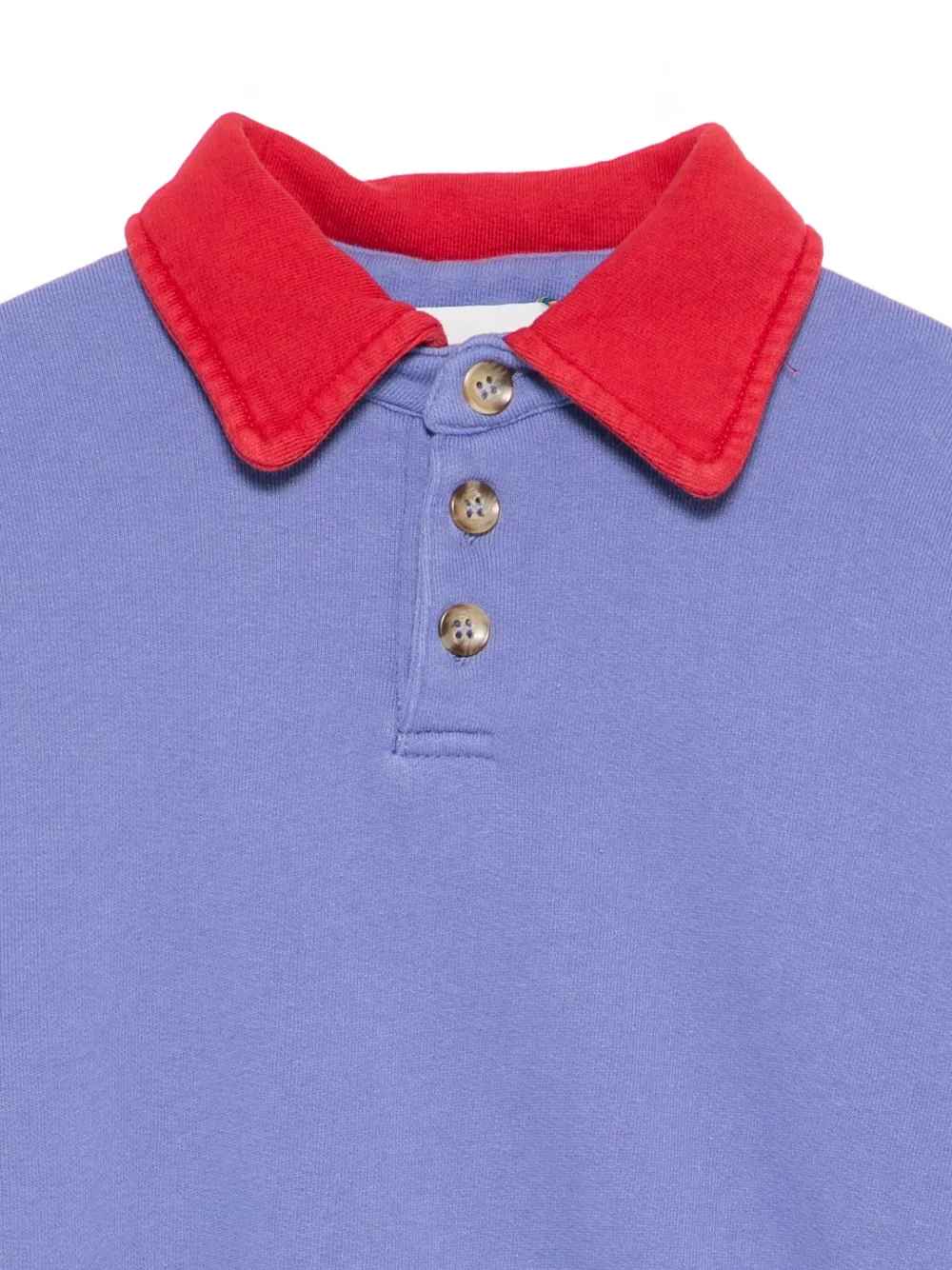 Bobo Choses Contrasting-collar Sweatshirt In Purple