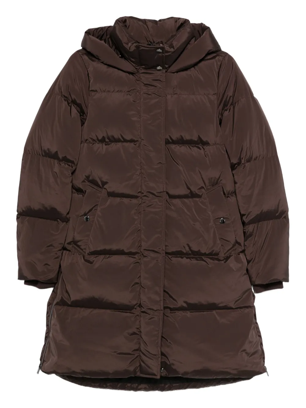 Woolrich hooded quilted coat | Brown | Image 1