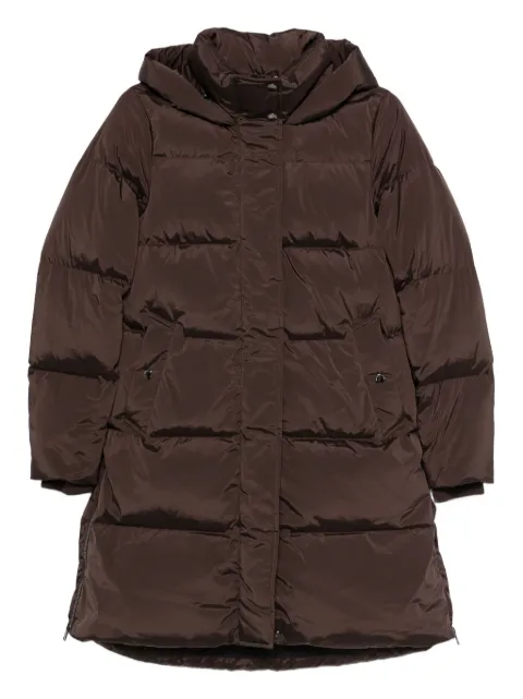 Woolrich hooded quilted coat