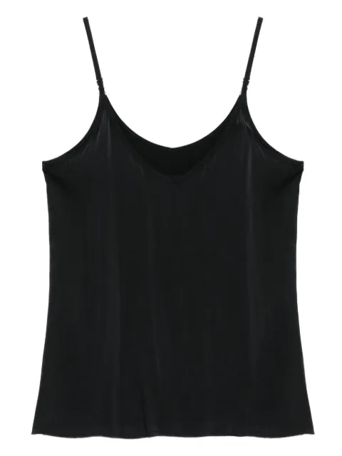 Private 0204 scoop-neck silk top