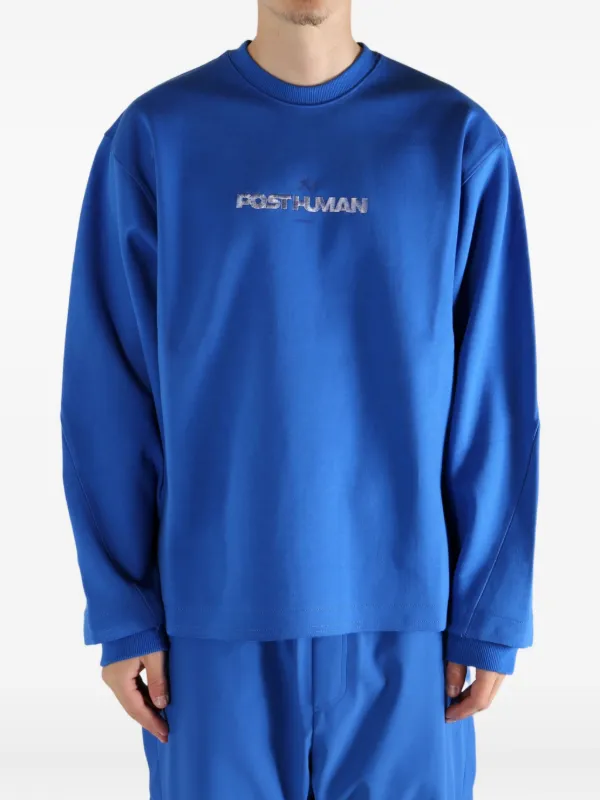 Ader Error ロゴ スウェットシャツ | ブルー | FARFETCH JP