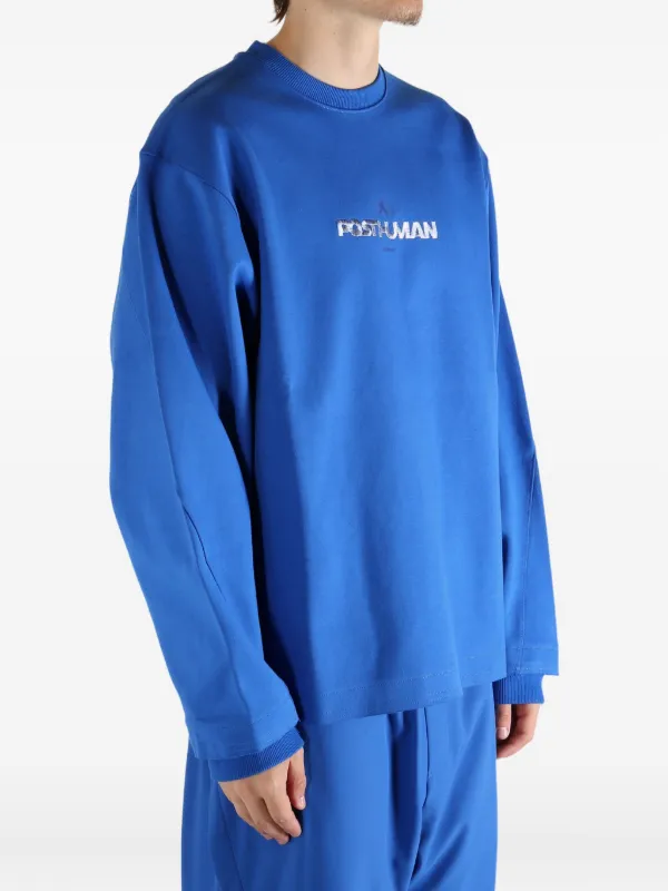 Ader Error ロゴ スウェットシャツ | ブルー | FARFETCH JP