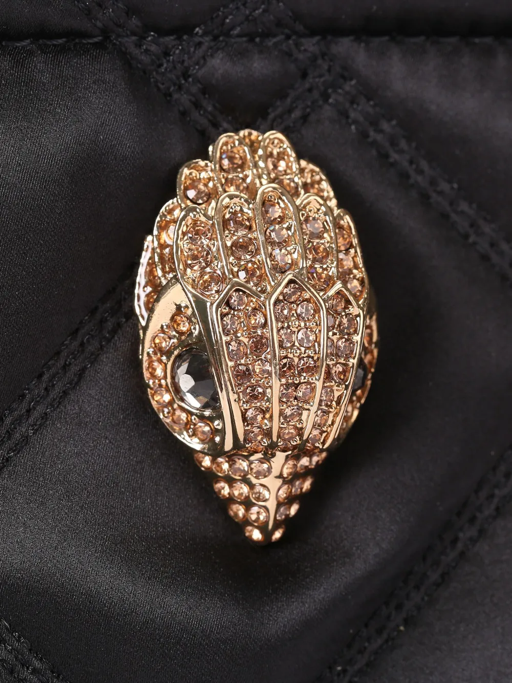 Kurt Geiger London Hoxton kleine shopper met adelaarshoofd Zwart