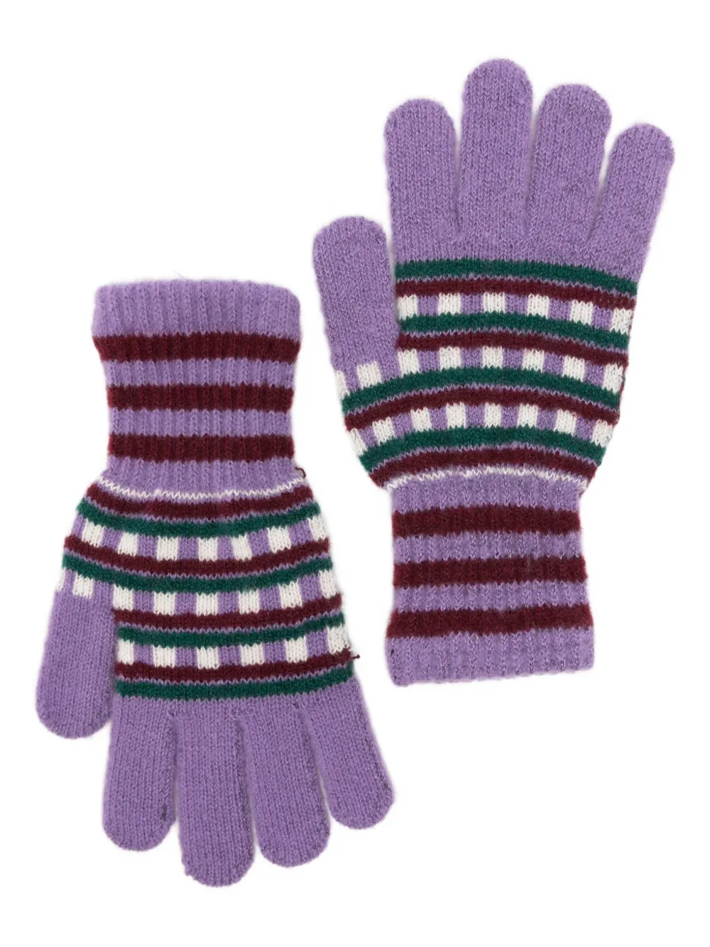 Bobo Choses striped knitted gloves | Girls Clothing | Image 2
