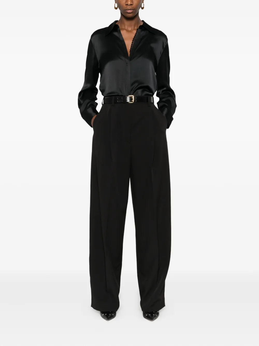 Vince V133313145 001BLK | Shirts | Image 2