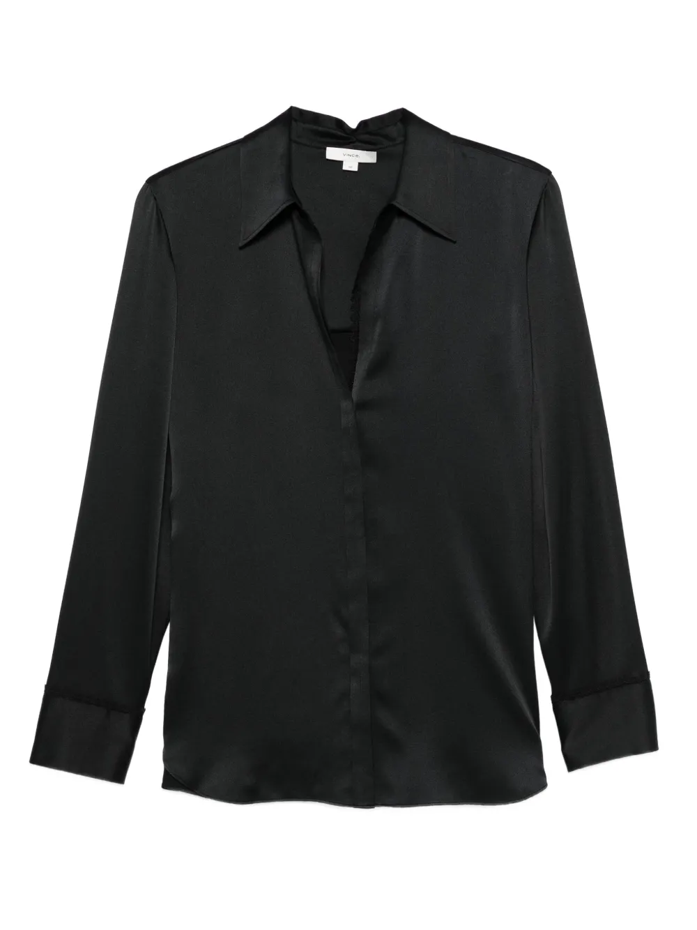 Vince satin shirt | Black | Image 1