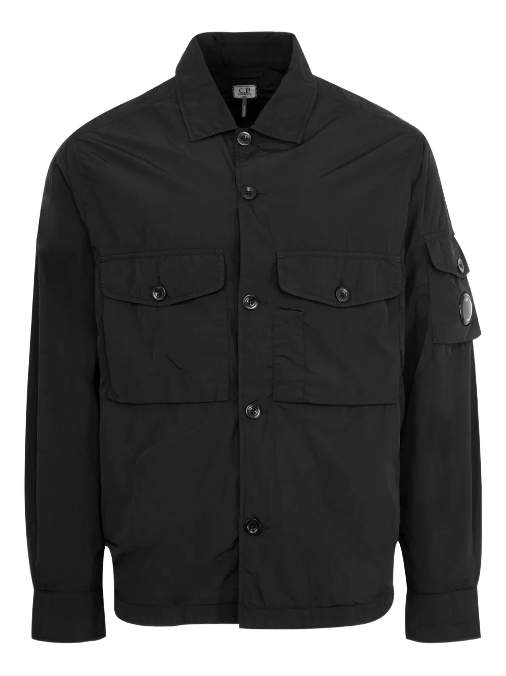 C.P. Company Lens-pocket shirt jacket | Black | Image 1
