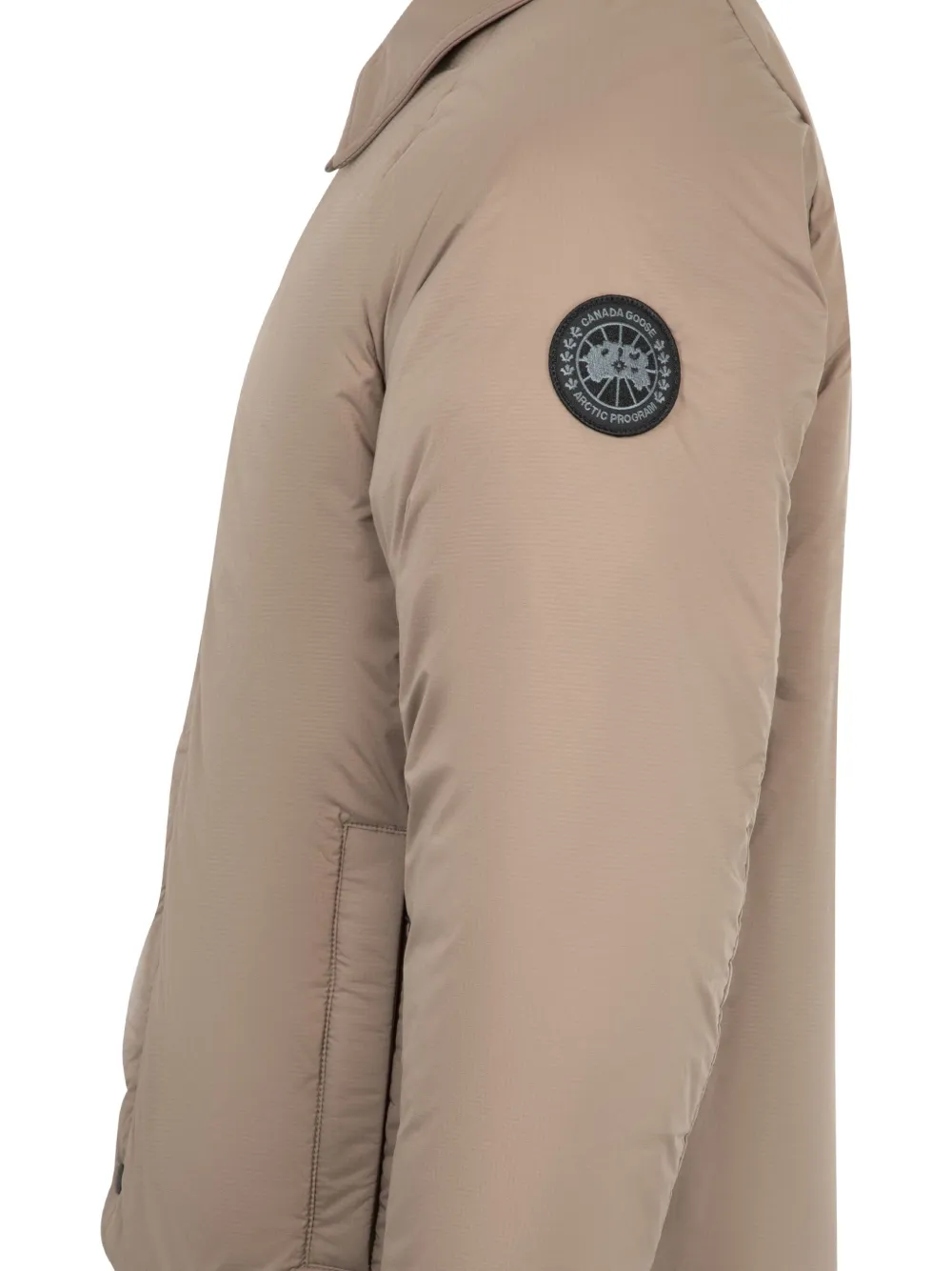 Canada Goose Lodge Coach Jacket Taupe Grey In Multi