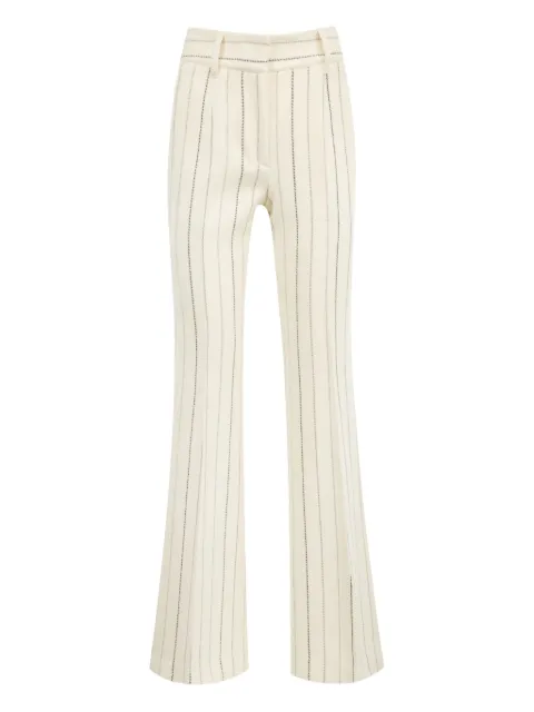 Gabriela Hearst pinstripe flare trousers