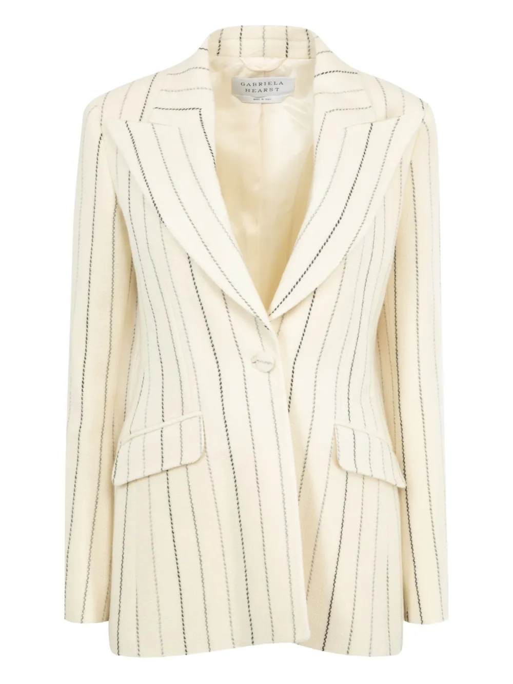 Gabriela Hearst stripe-pattern blazer | Neutrals | Image 1