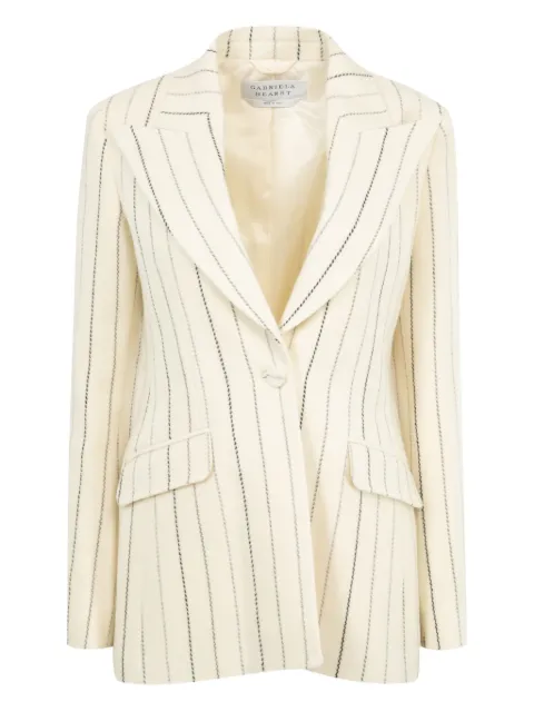 Gabriela Hearst stripe-pattern blazer