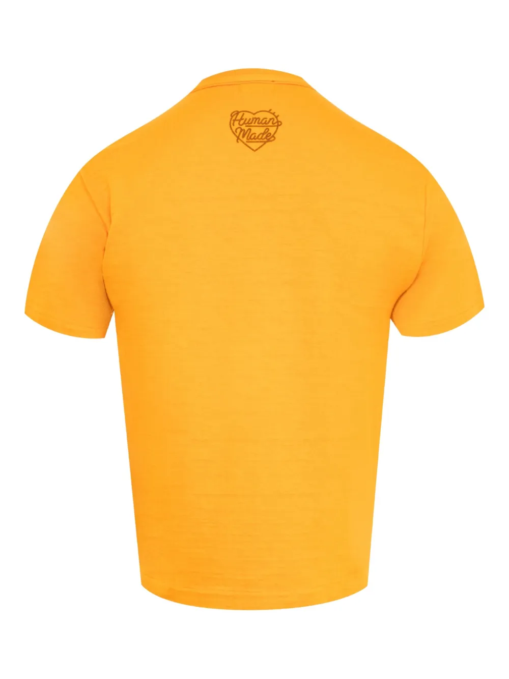 Human Made logo-print T-shirt - Oranje