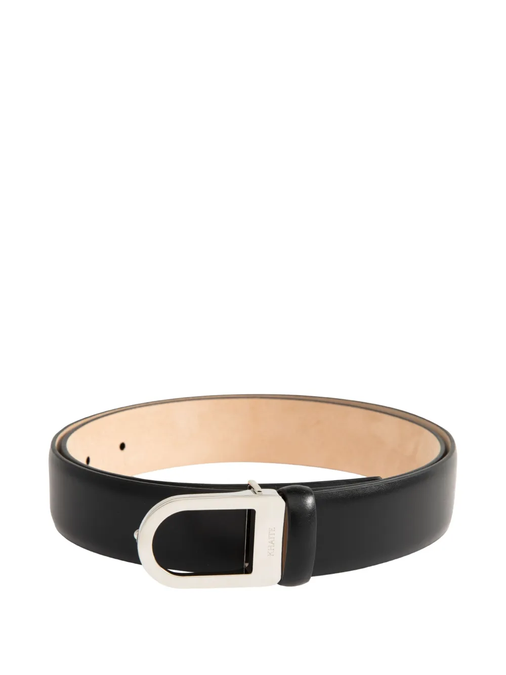 KHAITE Cintura in pelle - Nero