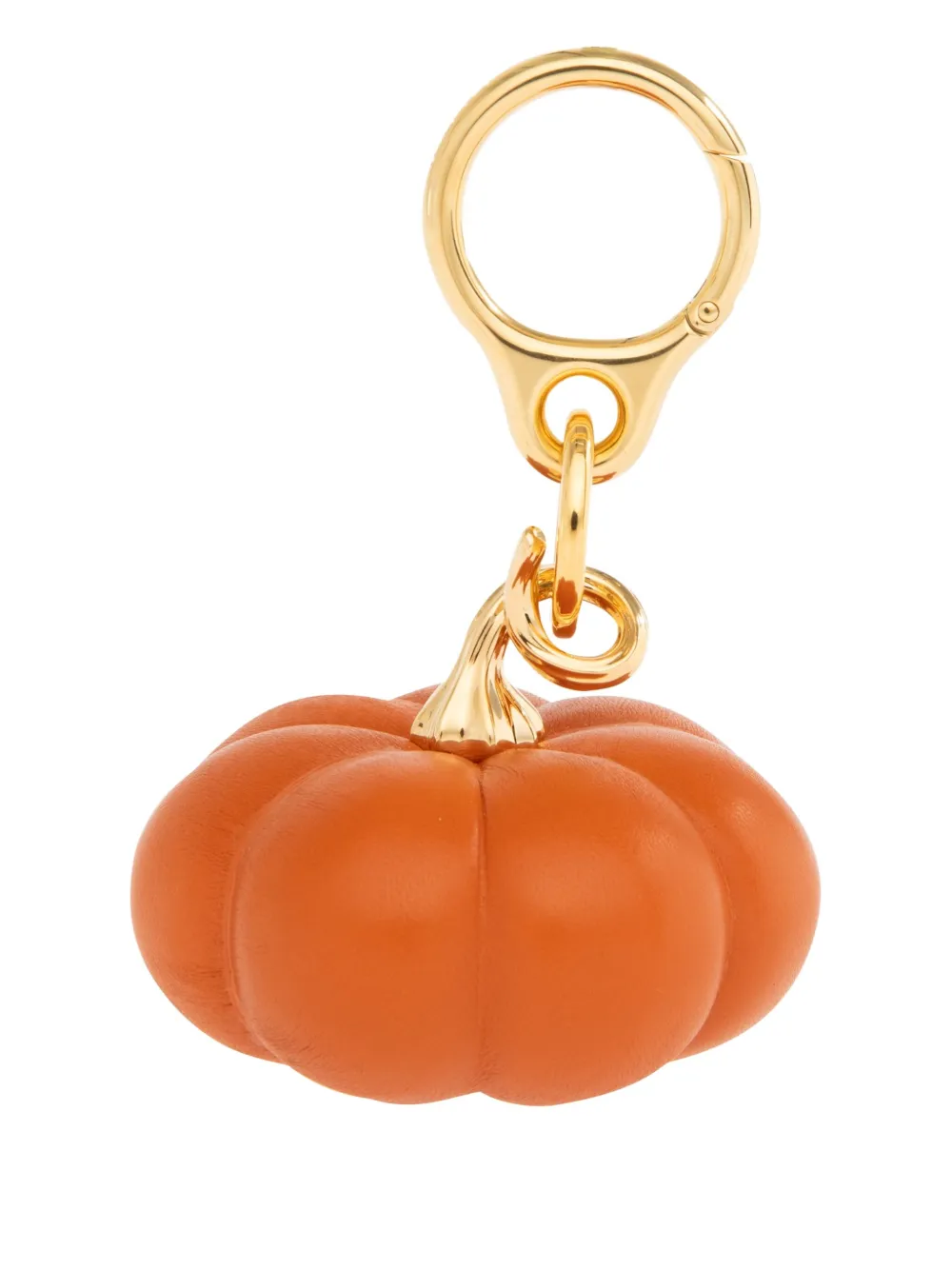 Loewe Pumpkin Gold-tone And Resin Bag Charm In Gold