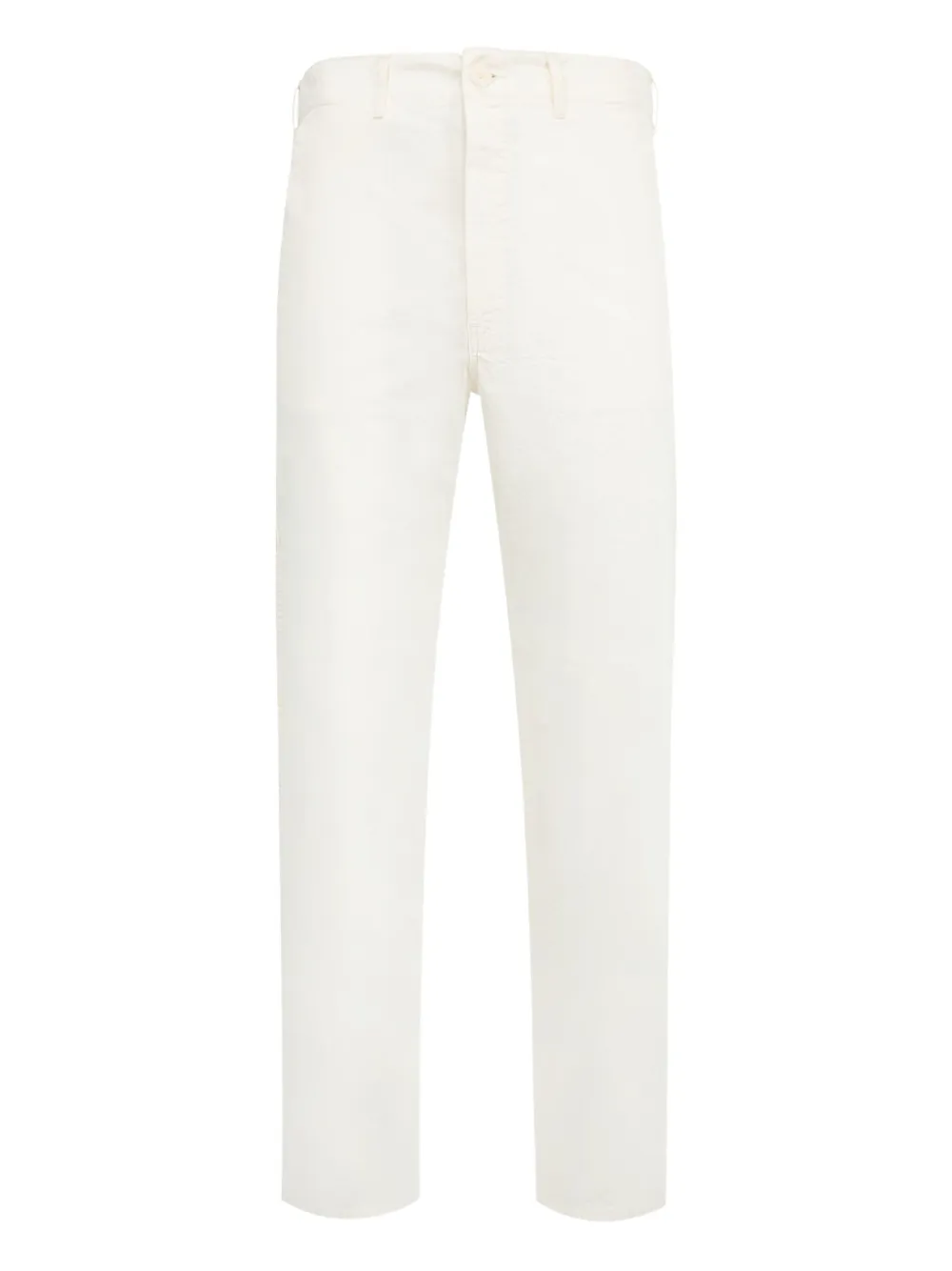 Orslow Button-fastening Belt-loops Trousers In Neutral
