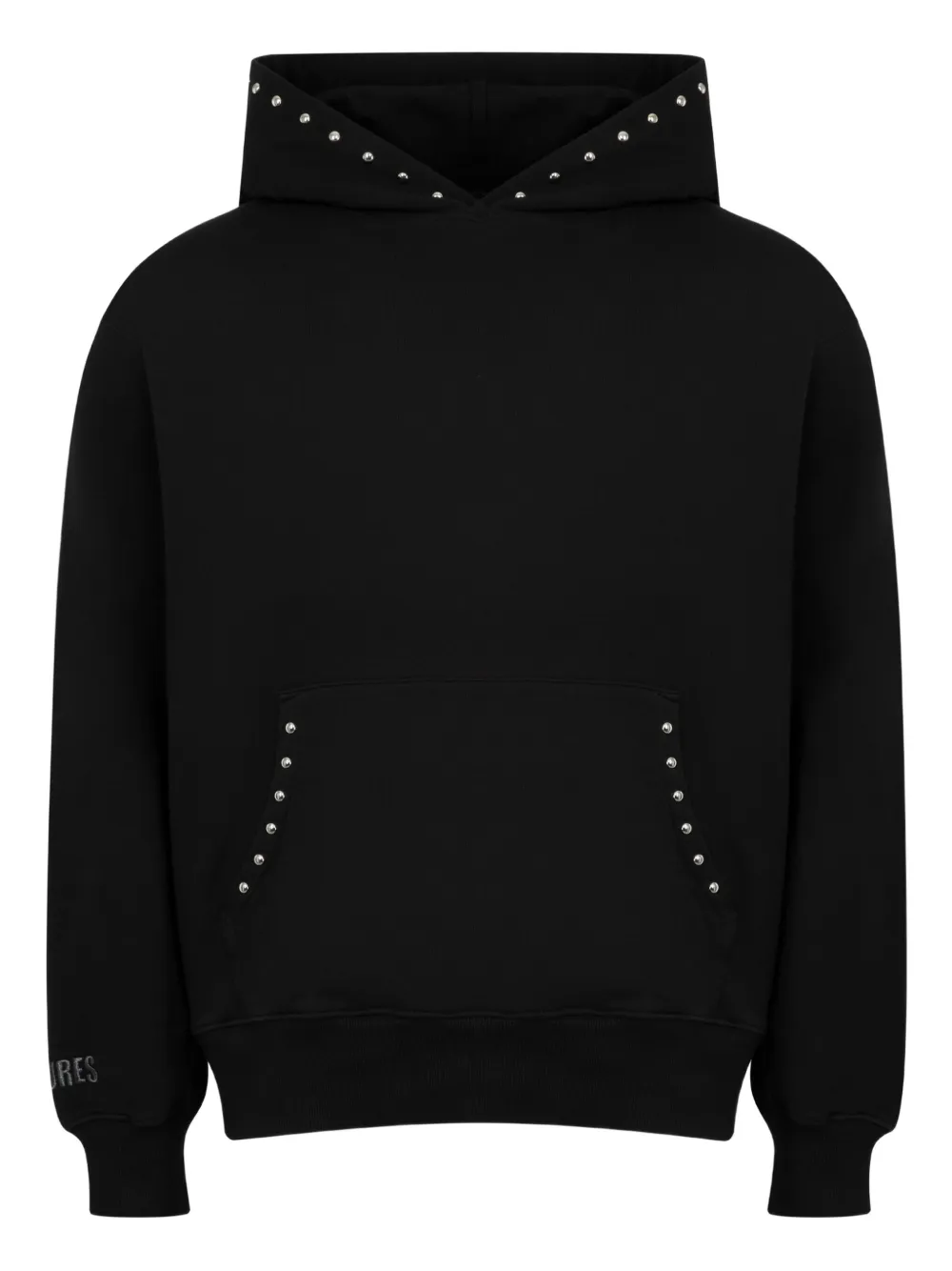 Pleasures x Daft Punk studded hoodie - ブラック Pleasures x Daft Punk studded hoodie - ブラック