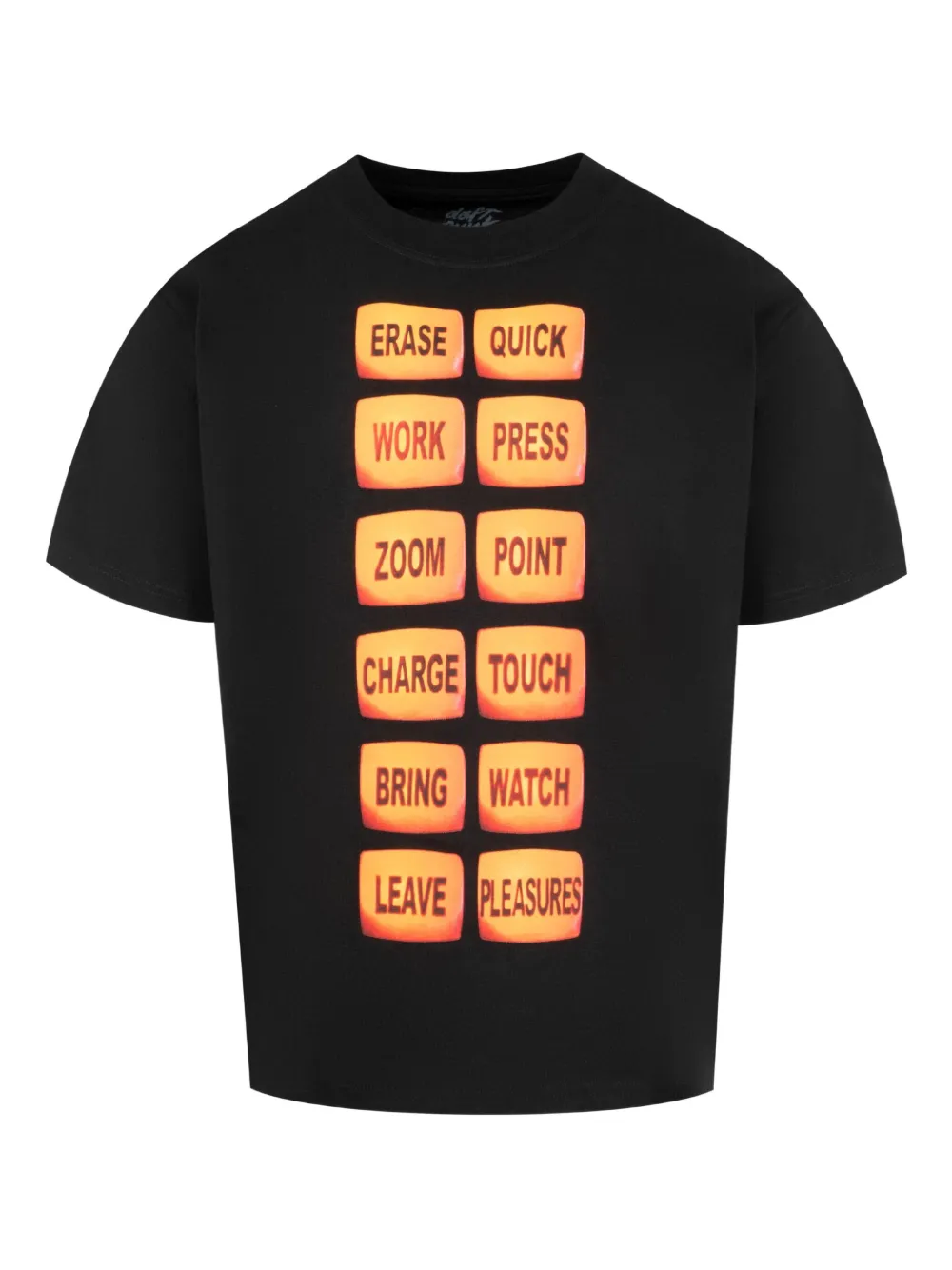 Pleasures x Daft Punk Technologic graphic-print T-shirt - ブラック Pleasures x Daft Punk Technologic graphic-print T-shirt - ブラック