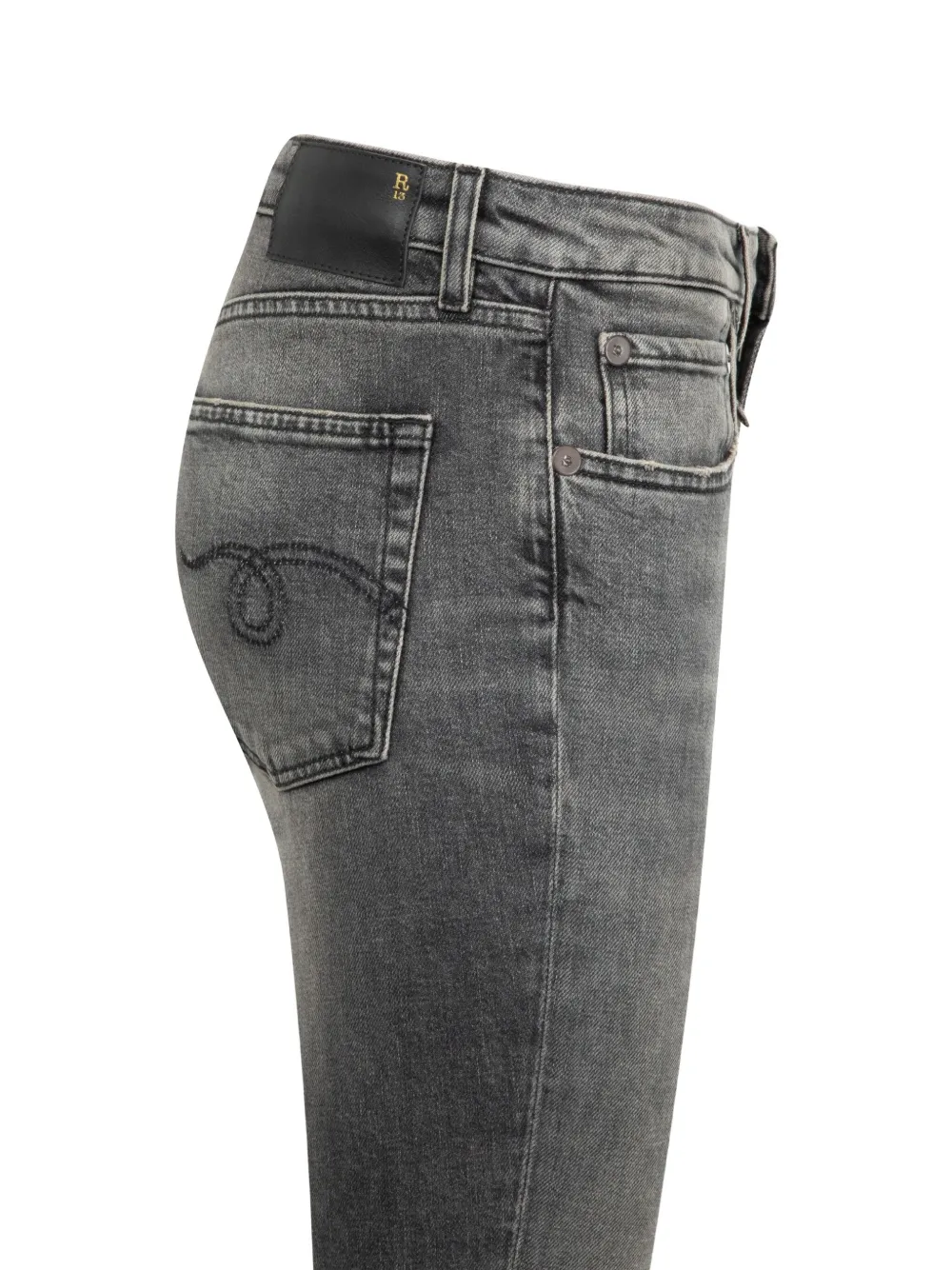 R13 Kick-fit Jeans In Animal Print
