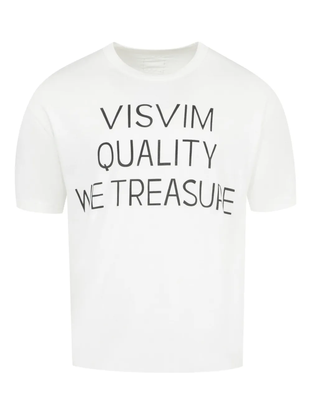 visvim crew-neck graphic-print T-shirt | White | Image 1
