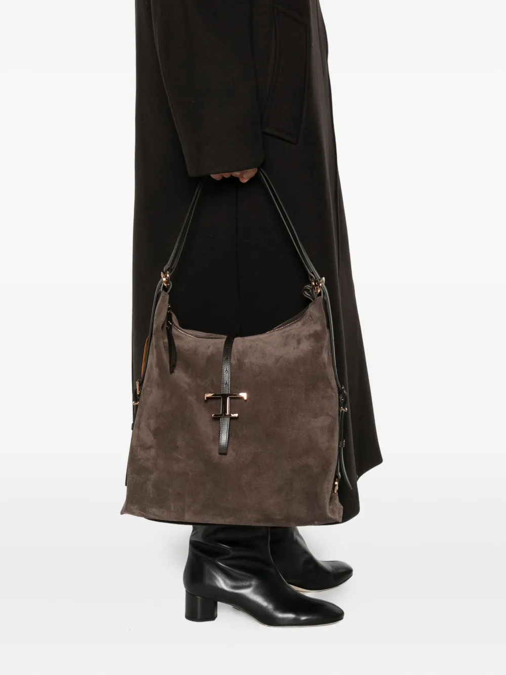 Tod's T Timeless shoulder bag - Bruin