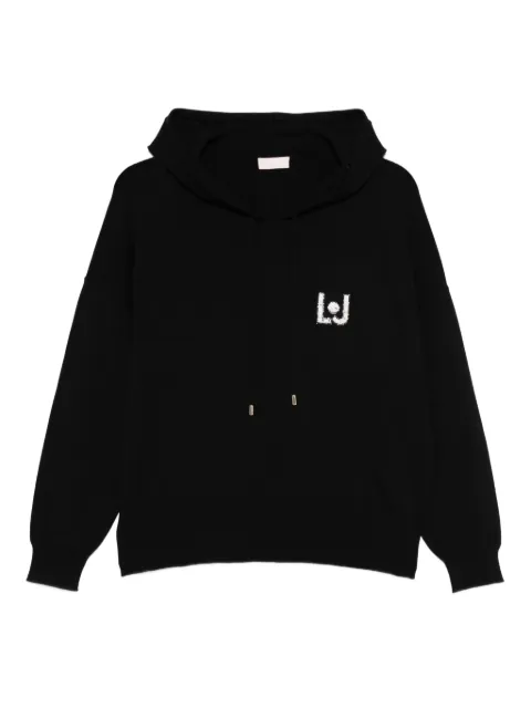 LIU JO logo-embellished hoodie