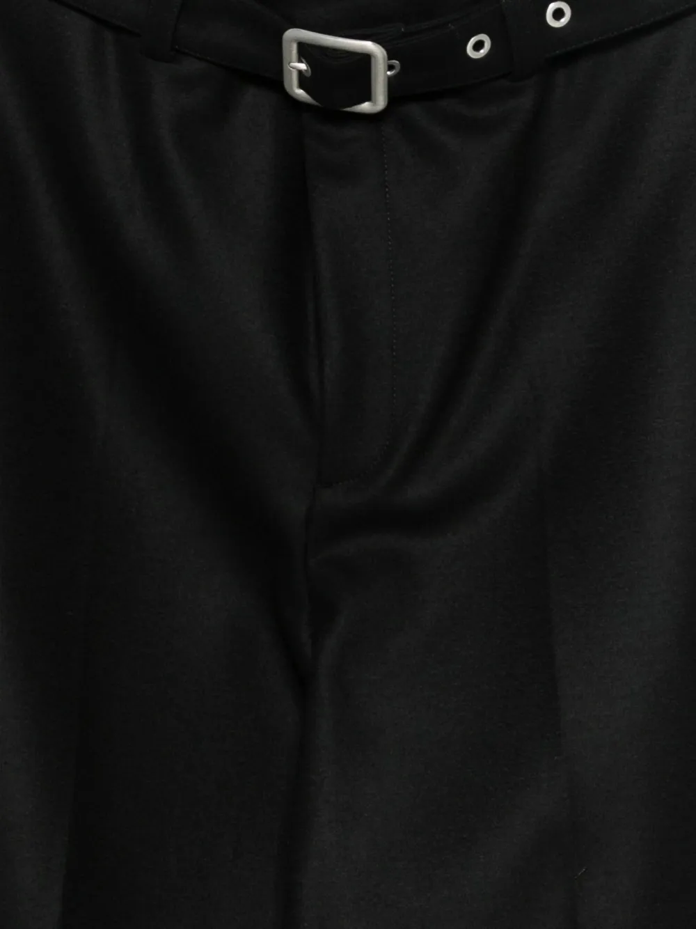 Jil Sander Broek met ceintuur Zwart