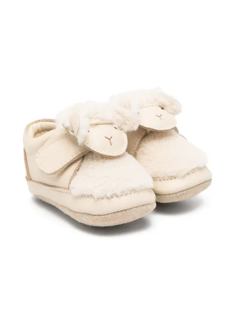 Donsje sheep-face crib shoes