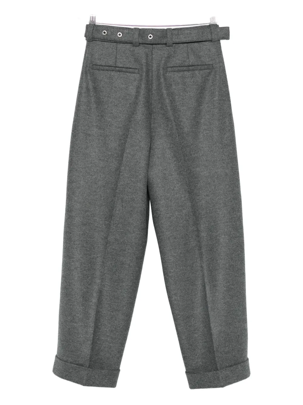 Jil Sander Broek met ceintuur - Groen