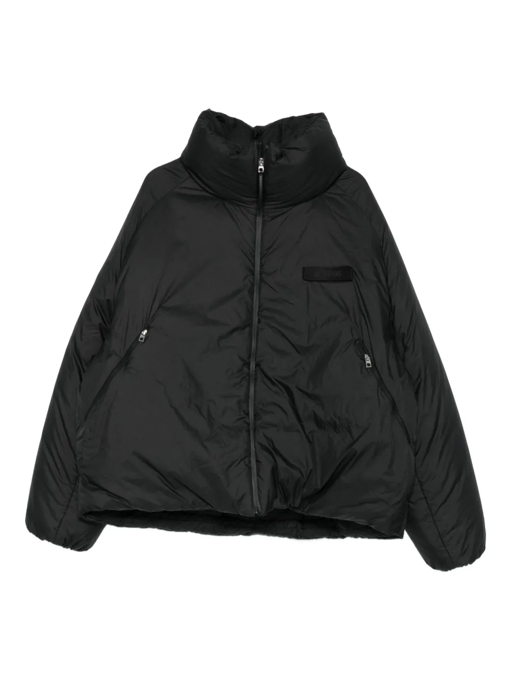 Jacquemus logo-detail padded jacket | Black | Image 1
