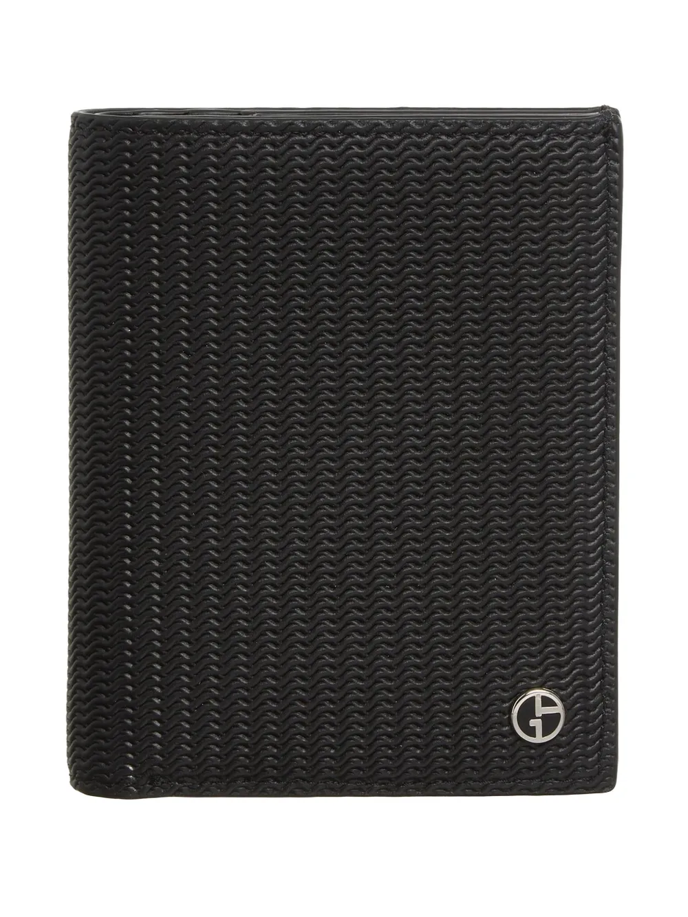 Giorgio Armani Logo-plaque Cardholder In Black