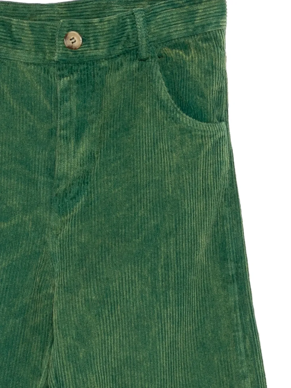 Bobo Choses Ribfluwelen broek Groen