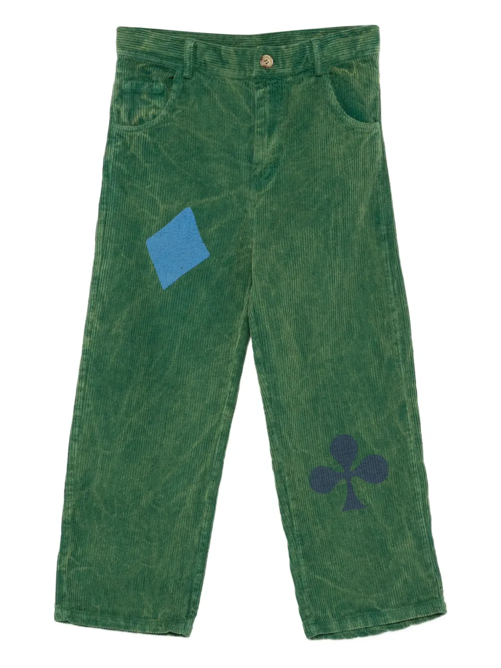 Bobo Choses corduroy trousers | Green | Image 1