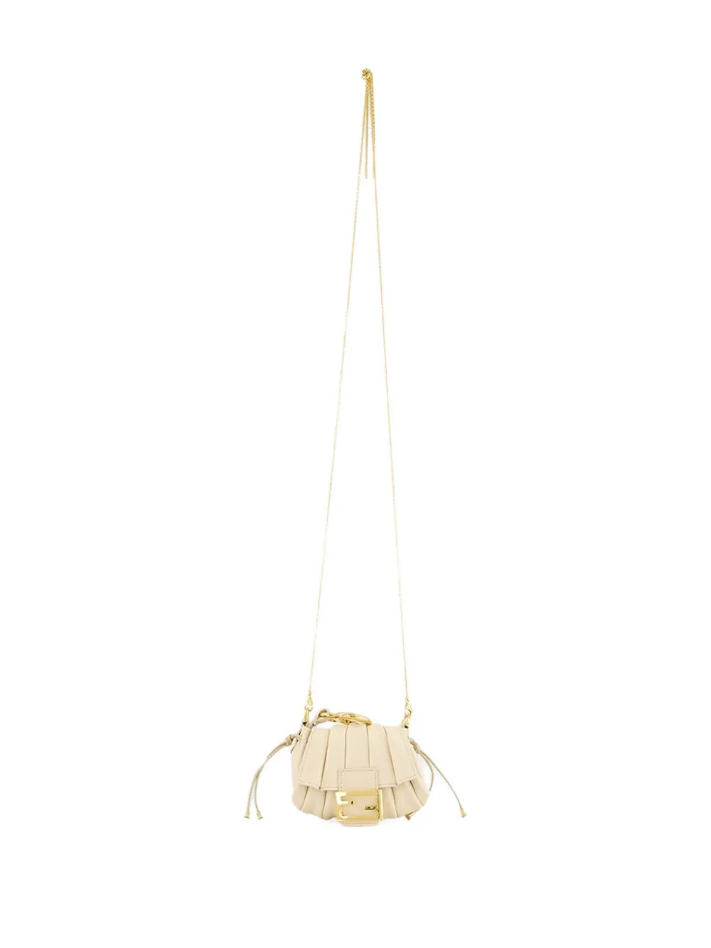 Fendi Nano Mamma Shoulder Bag In Neutral