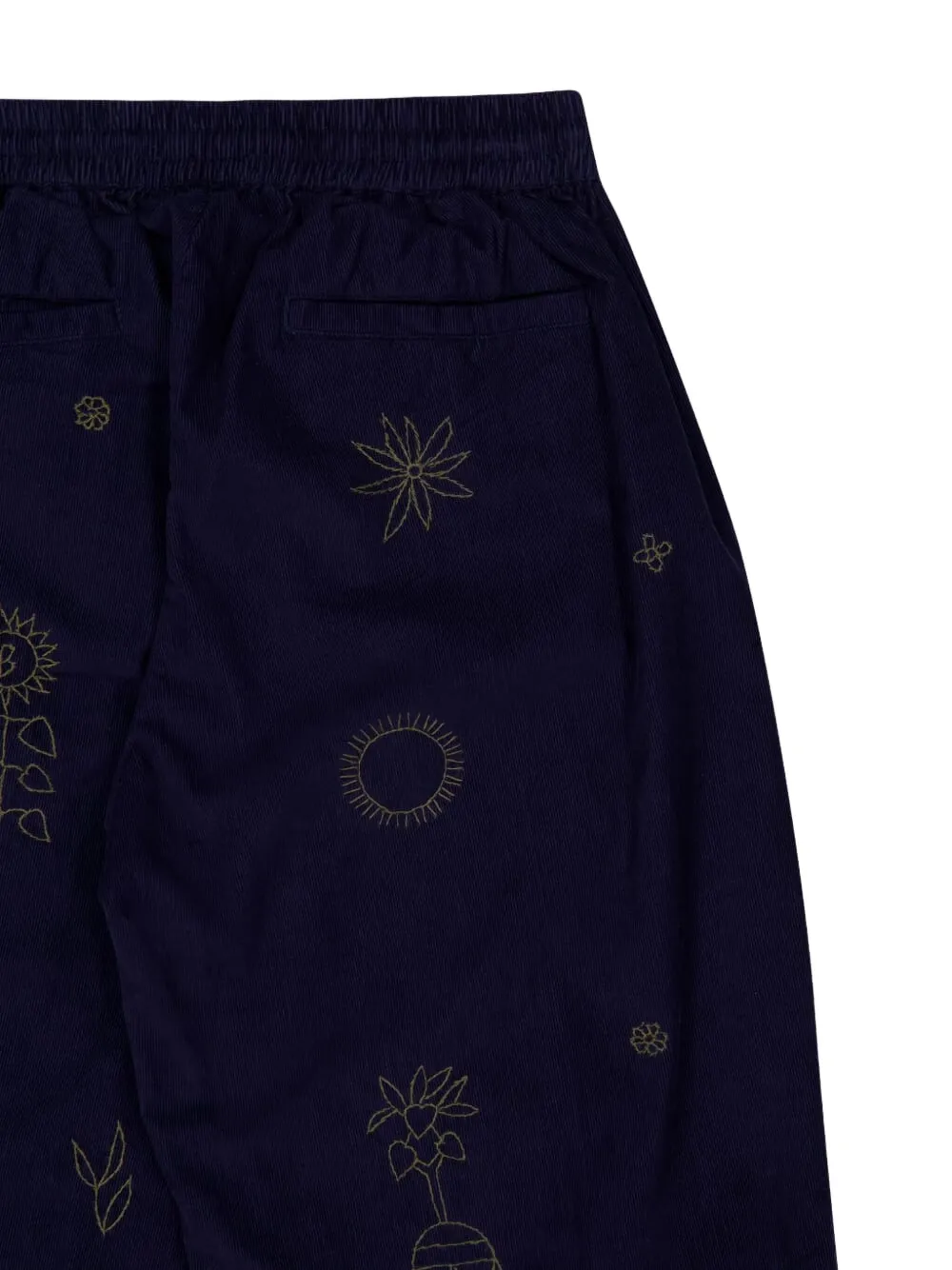 Baziszt Serenade Embroidered Trousers In Blue