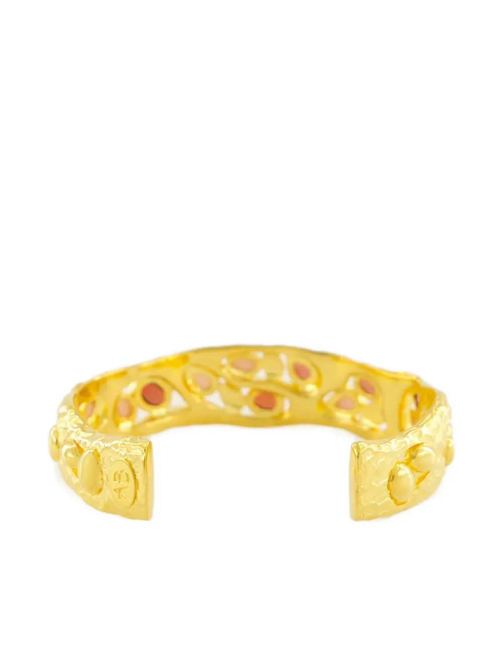 Aurelie Bidermann Atalide granaat opaal armband - Goud