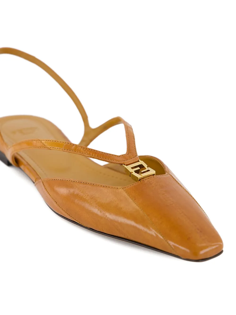 FENDI FFold flat pumps Bruin