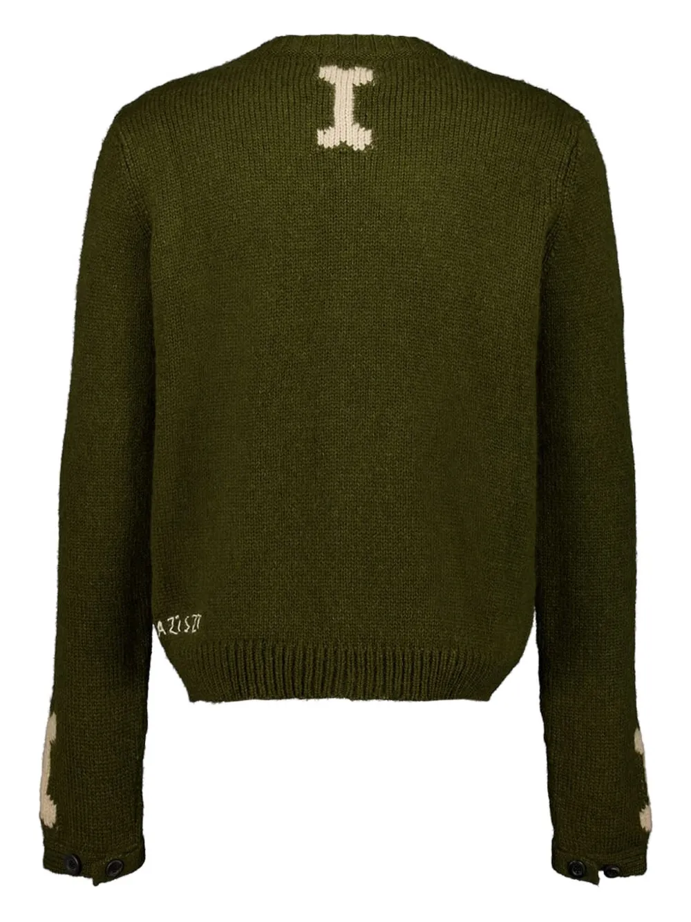 Baziszt Bobby dog-intarsia button-up cardigan | Cardigans | Image 2