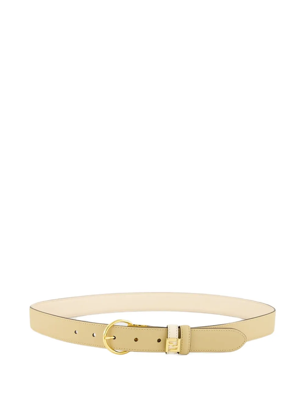 FENDI reversible leather belt - Beige