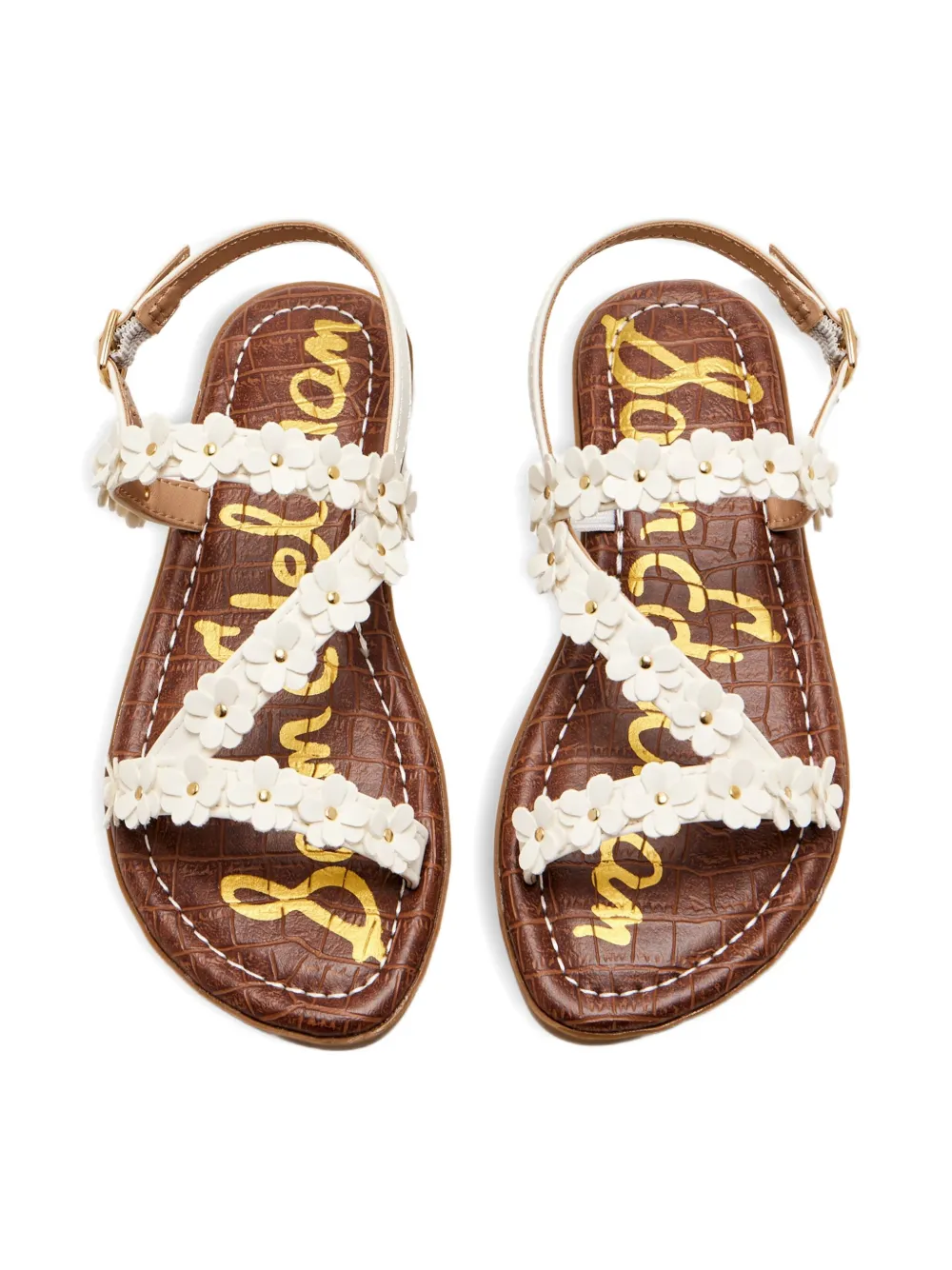 Sam Edelman Gigi Flower sandals White