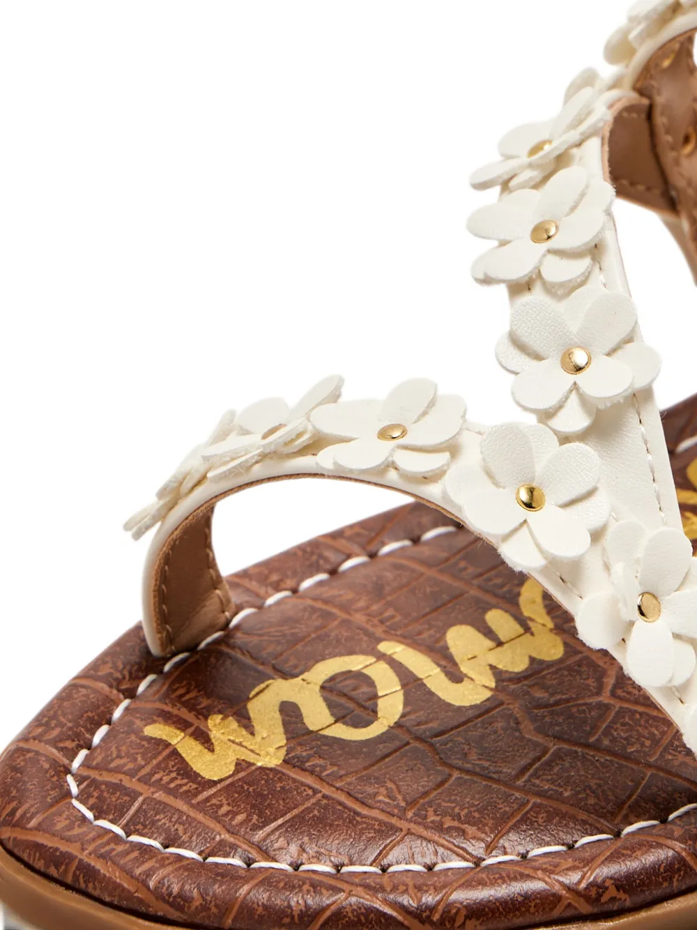 Sam Edelman Gigi Flower sandals White