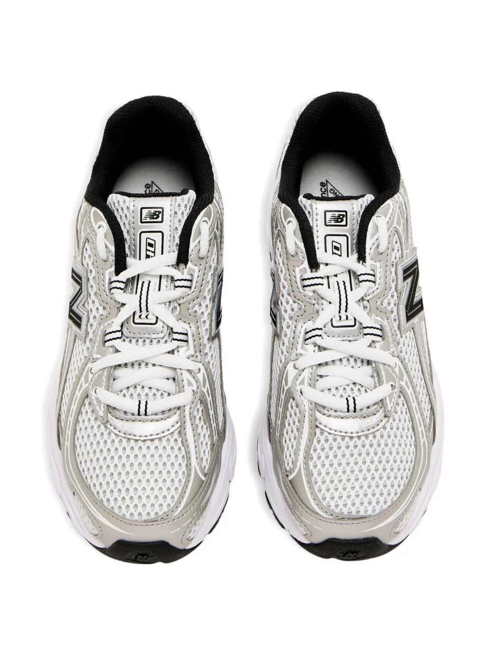 New Balance Kids 740 mesh-panel sneakers Wit