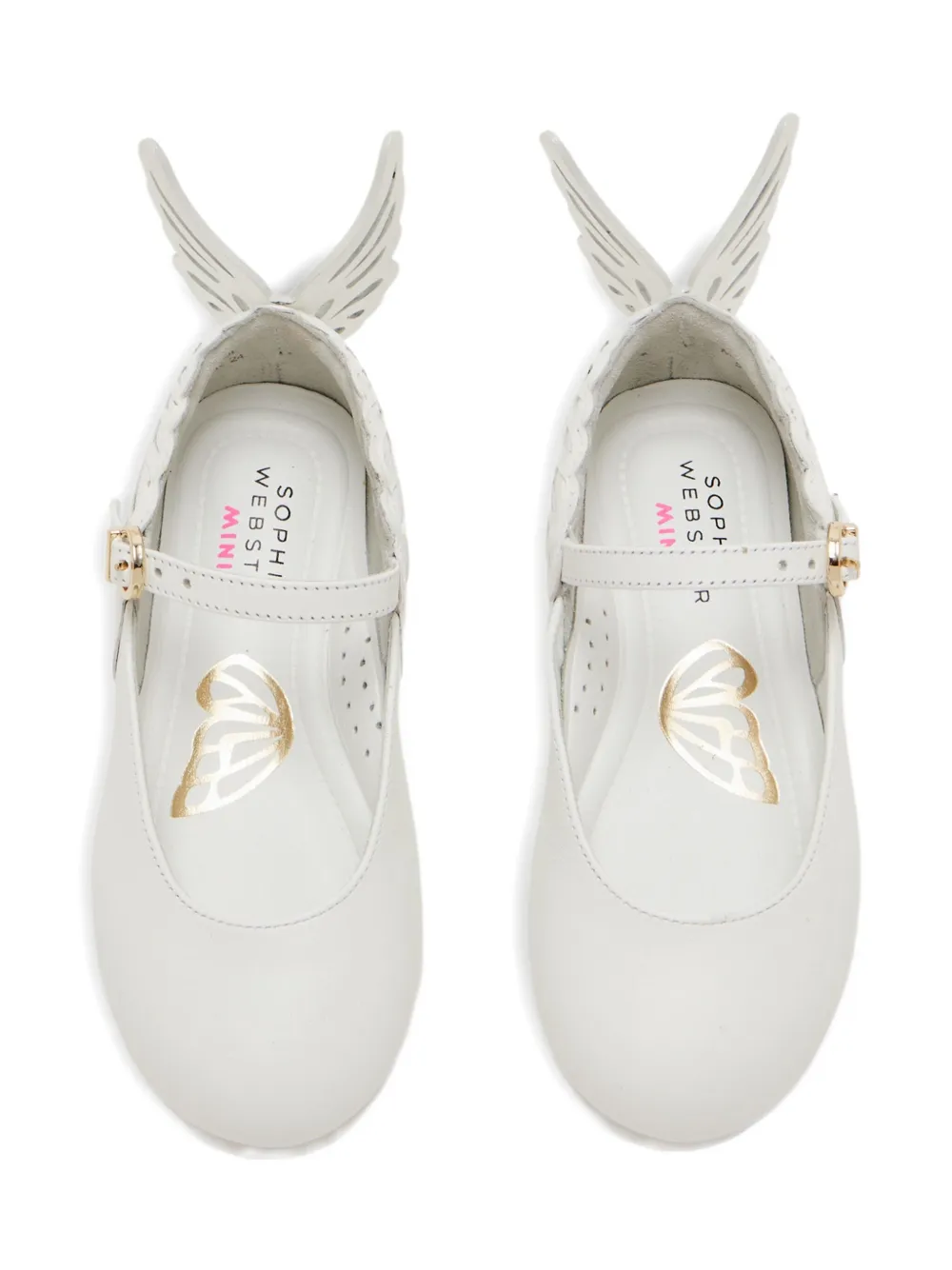 Sophia Webster Heavenly Ballet Flats In White