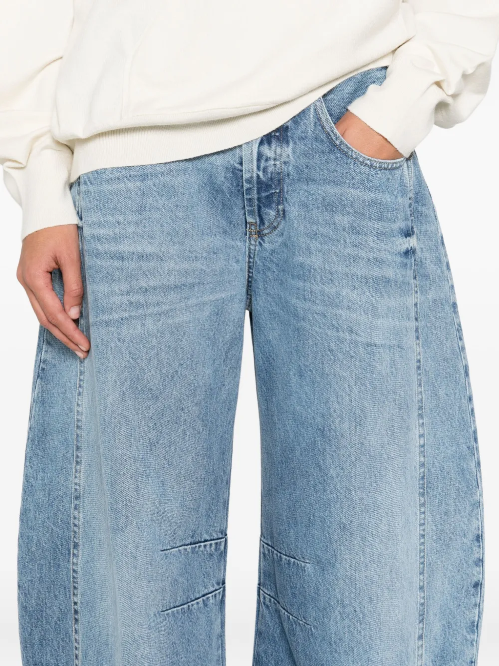 Lois Jeans Denim Wide-leg Jeans In Blue