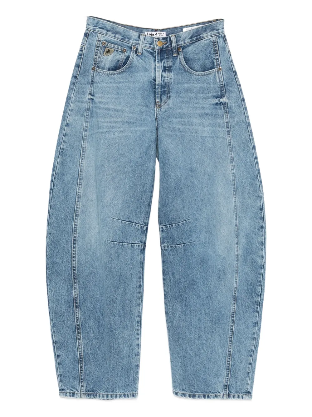 LOIS JEANS ワイドジーンズ - ブルー LOIS JEANS ワイドジーンズ - ブルー