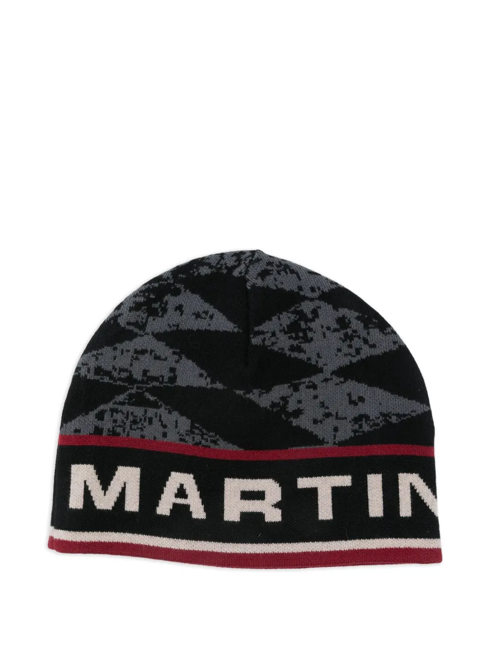 Martine Rose graphic-print beanie | Grey | Image 1